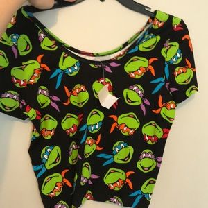 COPY - Never Worn Ninja Turtle Crop Top